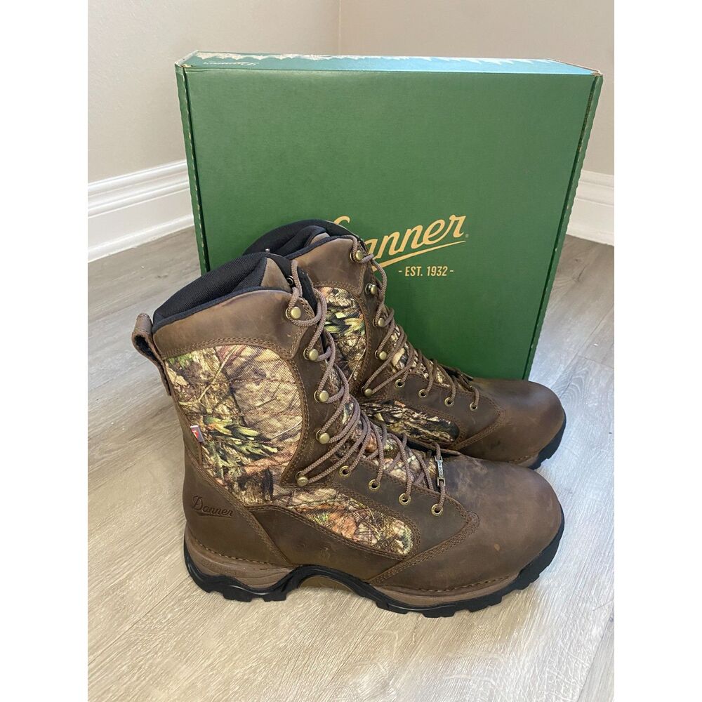 Danner Pronghorn 8" 800G Men's 13 D Gore-Tex Mossy Oak Hunting Boots 41342